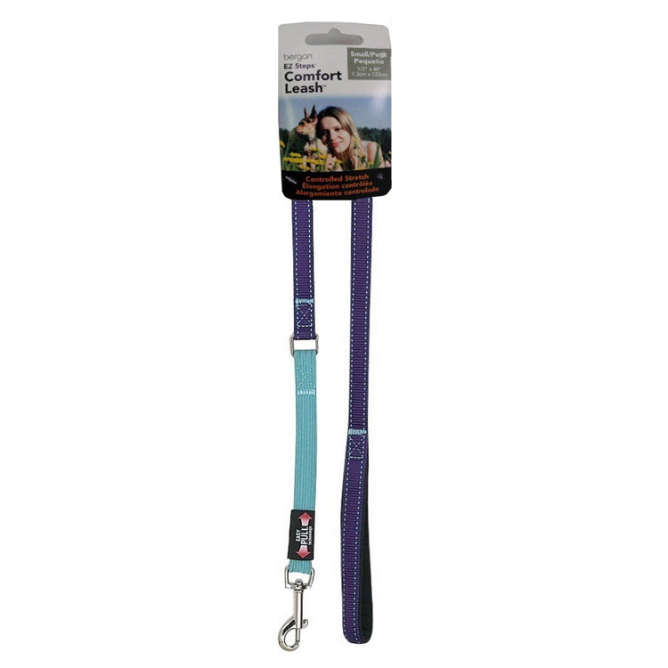 Bergan EZ Steps Comfort Leash Small, Purple