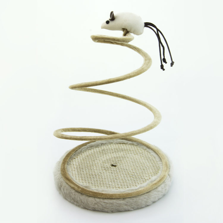 Spiral Spring Toy w/Mouse